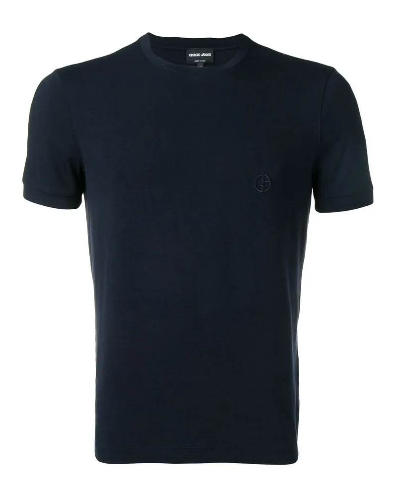 Giorgio Armani T-shirts Marineblau