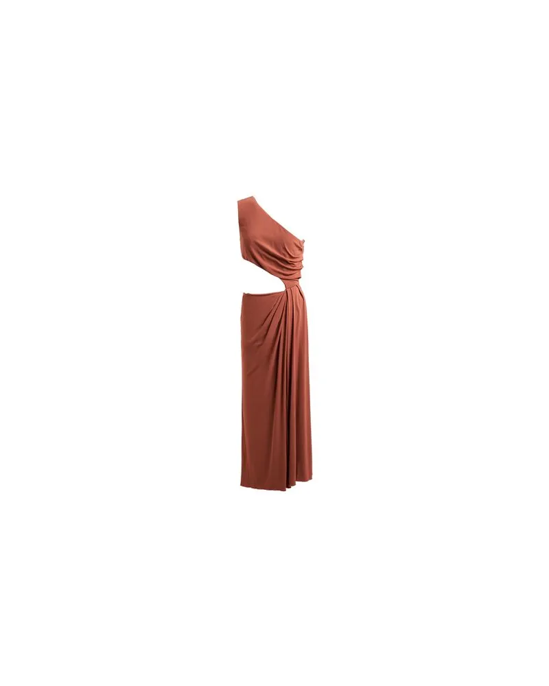 Liviana Conti KLEIDER - Maxi-Kleiderauf YOOX.COM Braun