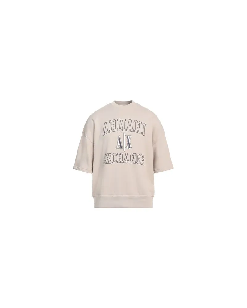 Armani Exchange TOPS - Sweatshirtsauf YOOX.COM Beige