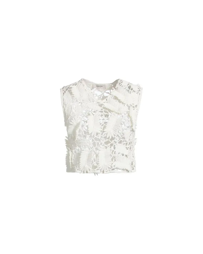 AGNONA TOPS - Topsauf YOOX.COM Weiß