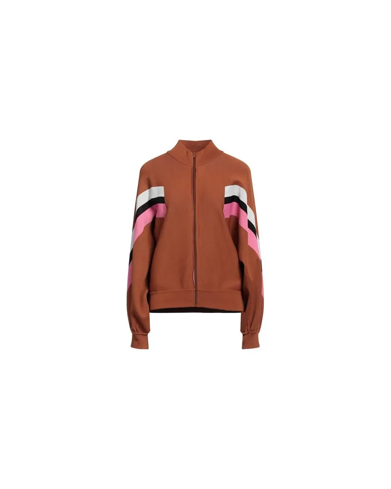 Emma & Gaia STRICKWAREN - Strickjackenauf YOOX.COM Braun