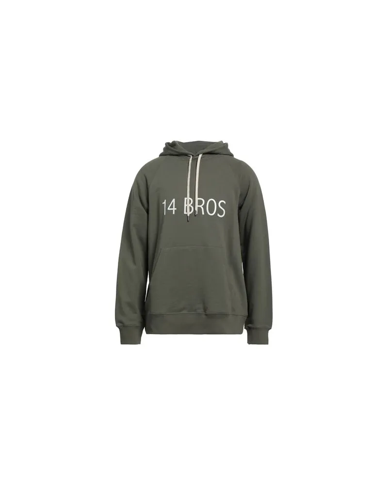 14BROS TOPS - Sweatshirtsauf YOOX.COM Militärgrün