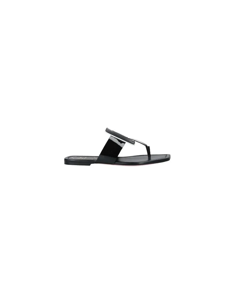 Roger Vivier SCHUHE - Zehentrennerauf YOOX.COM Schwarz