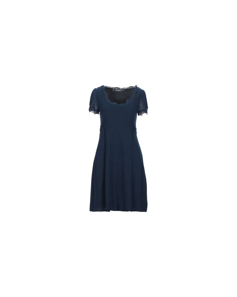 Ermanno Scervino KLEIDER - Mini-Kleiderauf YOOX.COM Taubenblau