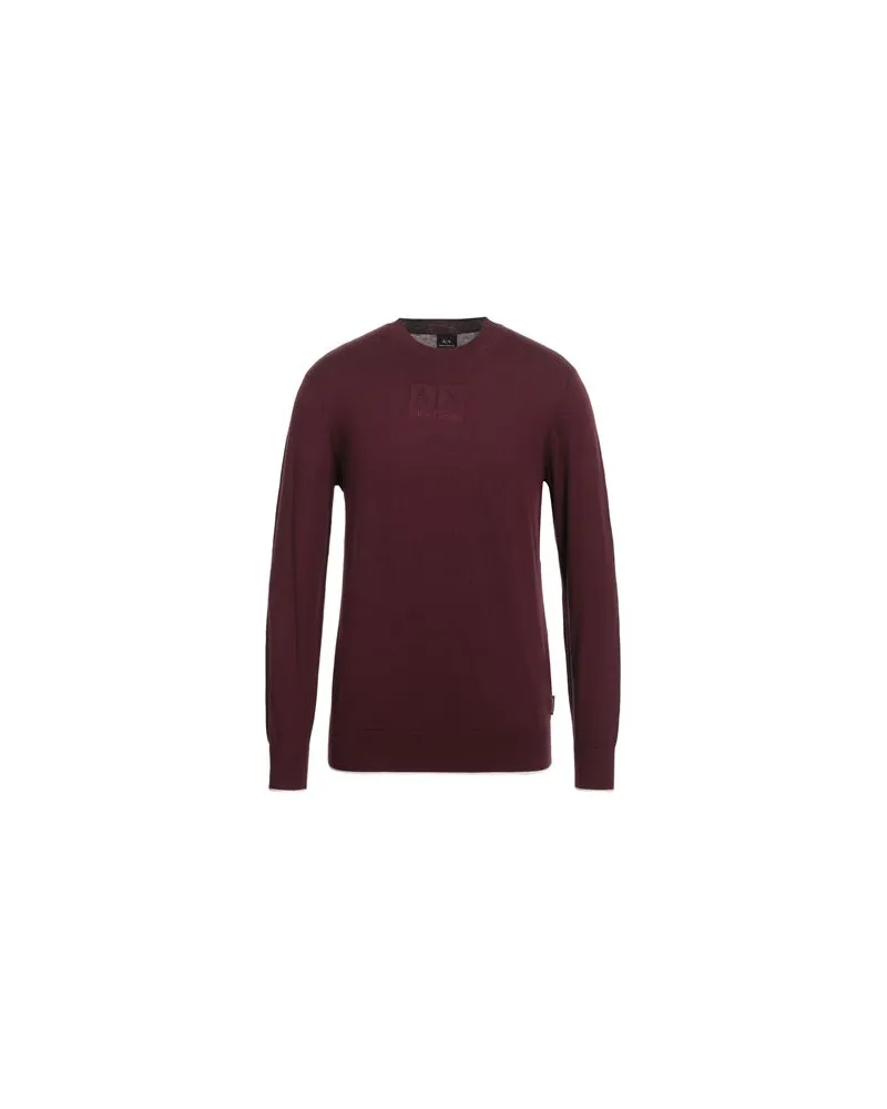 Armani Exchange STRICKWAREN - Pulloverauf YOOX.COM Bordeaux