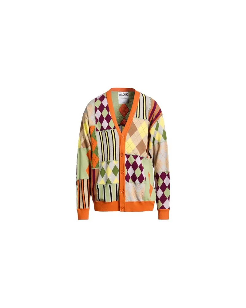 Moschino STRICKWAREN - Strickjackenauf YOOX.COM Orange