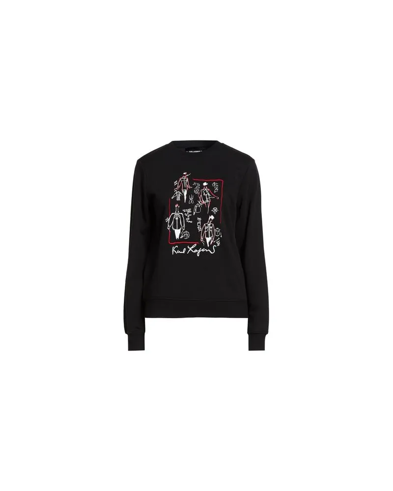 Karl Lagerfeld TOPS - Sweatshirtsauf YOOX.COM Schwarz