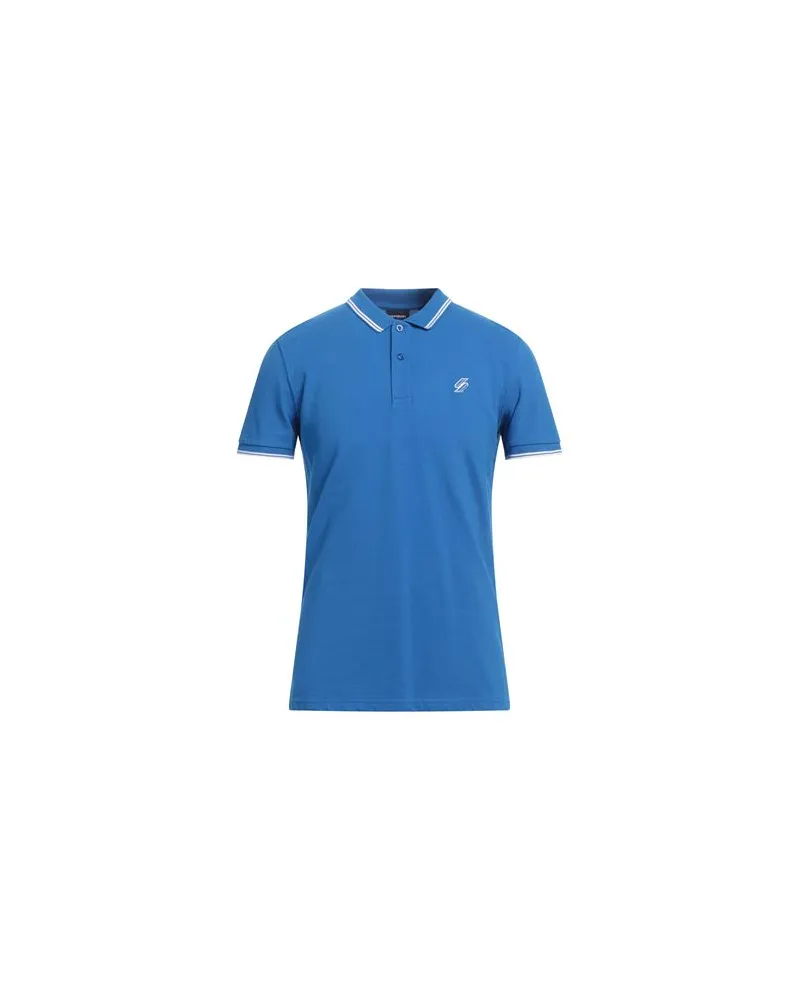 Superdry. TOPS - Poloshirtsauf YOOX.COM Blau