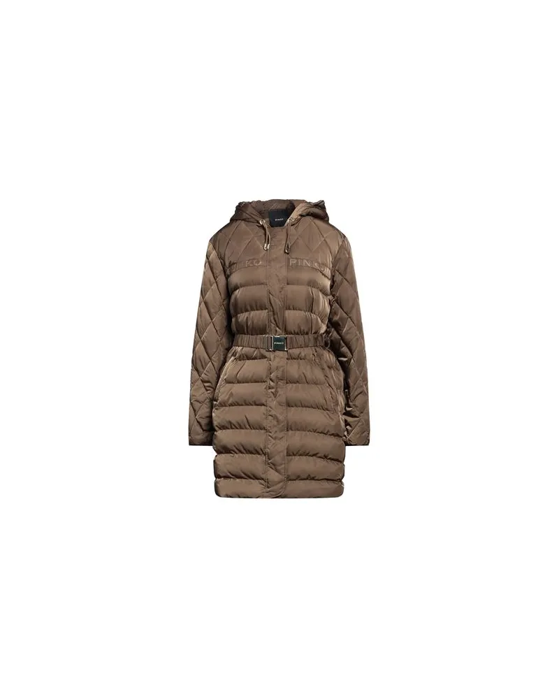 Pinko JACKEN & MÄNTEL - Pufferjacken & Daunenjackenauf YOOX.COM Khaki