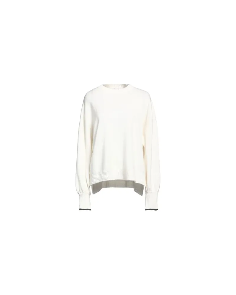 Brunello Cucinelli STRICKWAREN - Pulloverauf YOOX.COM Weiß