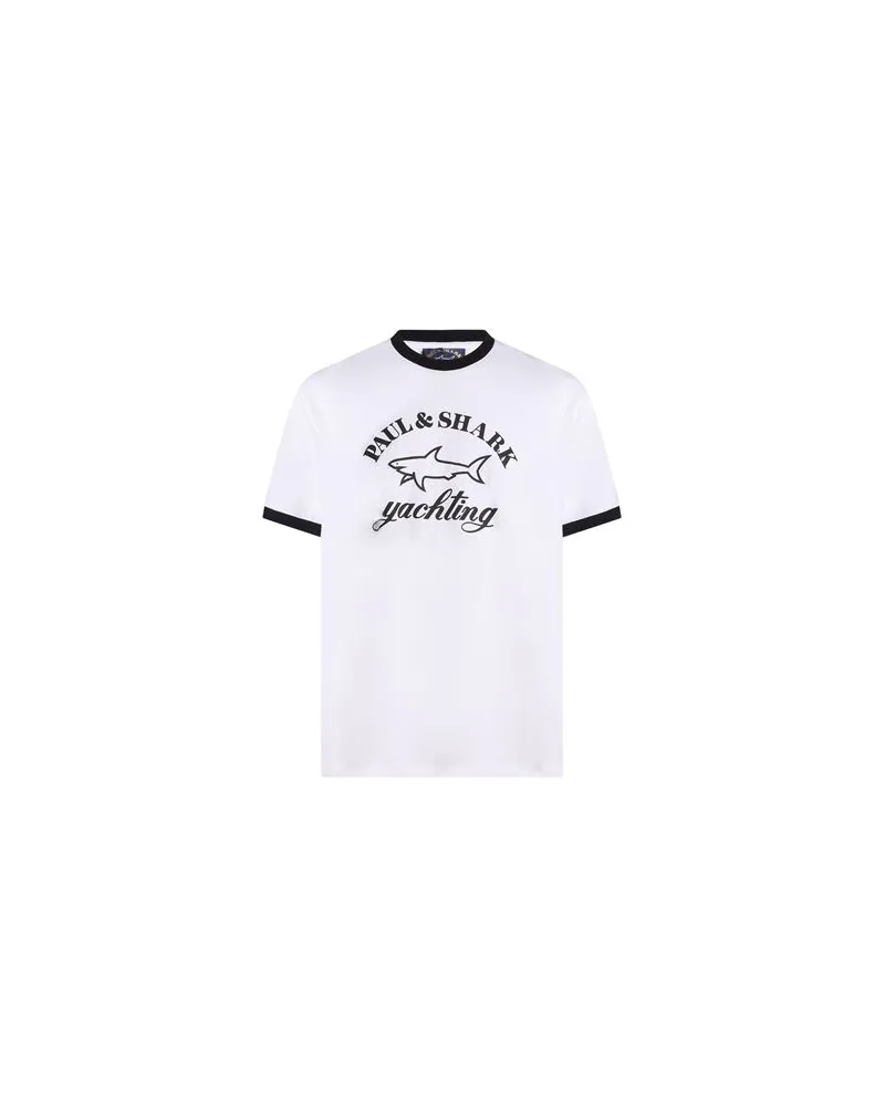 Paul & Shark TOPS - T-shirtsauf YOOX.COM Weiß