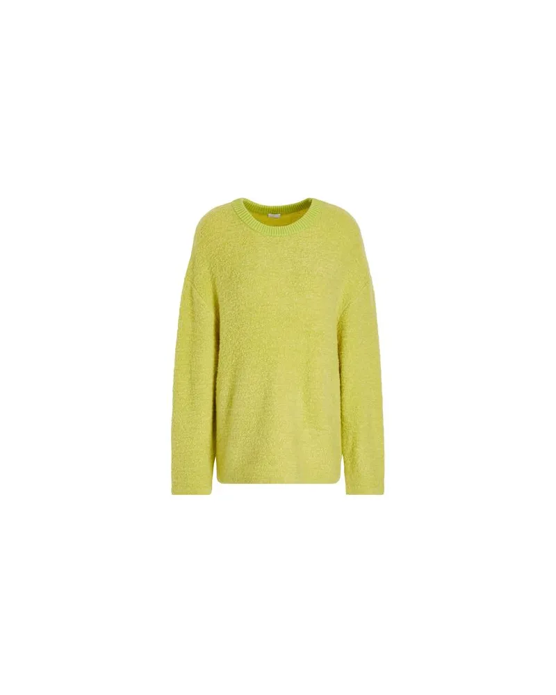 8 by Yoox KNIT OVERSIZED CREWNECK SWEATER - STRICKWAREN - Pulloverauf YOOX.COM Limettengrün