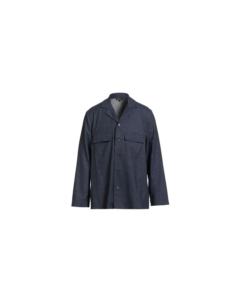 Ermenegildo Zegna TOPS - Hemdenauf YOOX.COM Marineblau