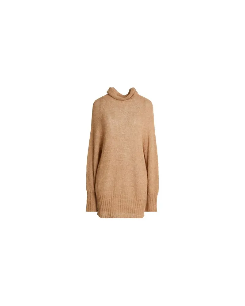 Scaglione STRICKWAREN - Rollkragenpulloverauf YOOX.COM Sand