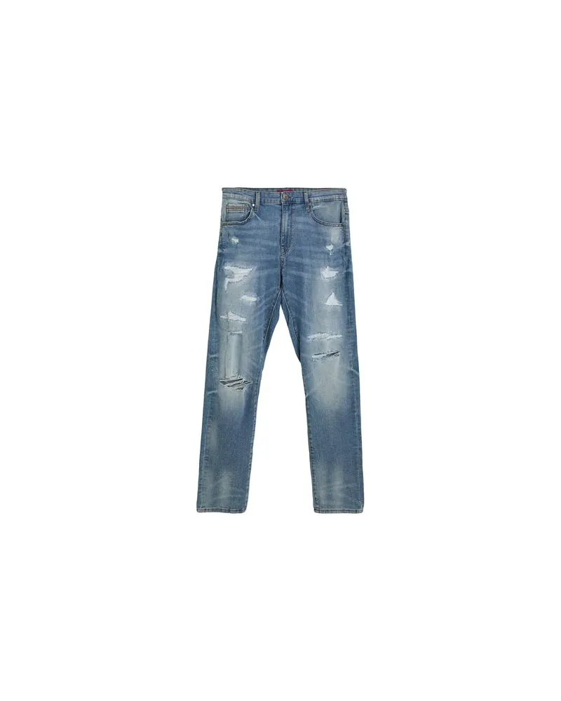 Guess HOSEN & RÖCKE - Jeanshosenauf YOOX.COM Blau