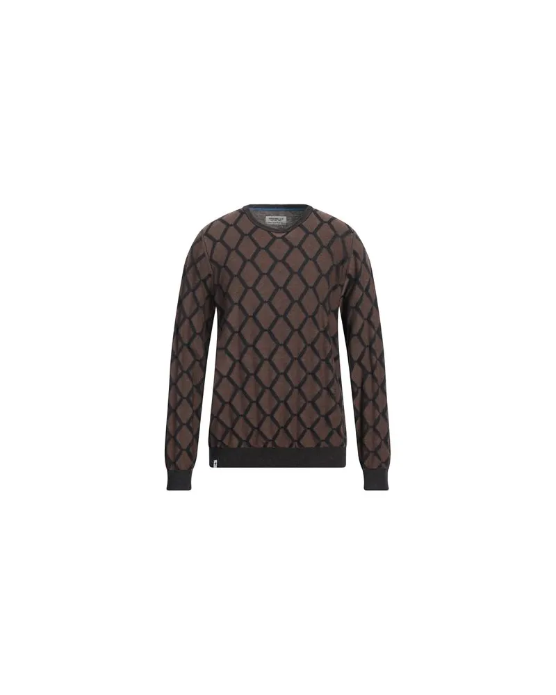 Fred Mello STRICKWAREN - Pulloverauf YOOX.COM Braun