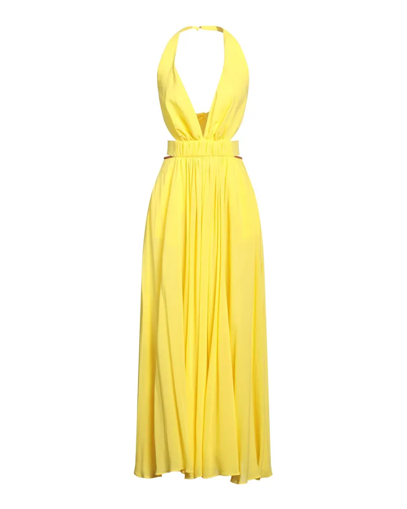 Trussardi Midi-Kleid Gelb