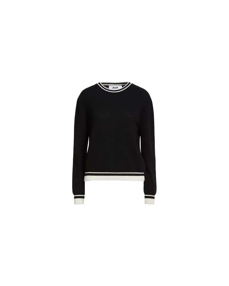 MSGM STRICKWAREN - Pulloverauf YOOX.COM Schwarz