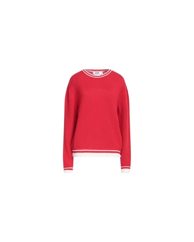 MSGM STRICKWAREN - Pulloverauf YOOX.COM Rot