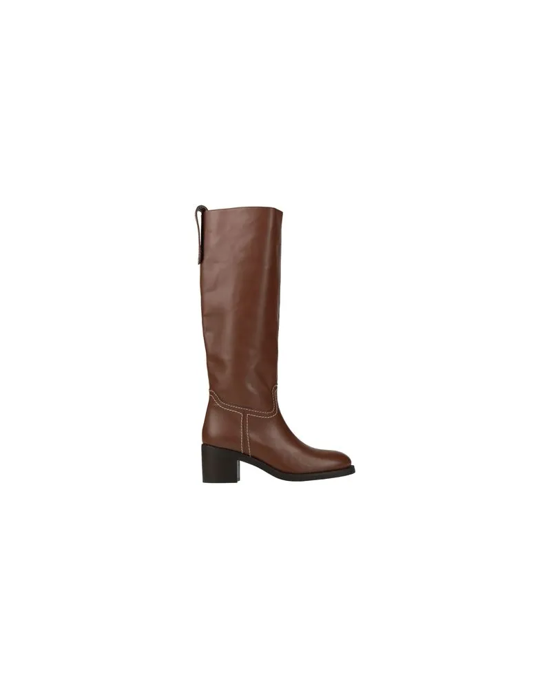 Semicouture SCHUHE - Stiefelauf YOOX.COM Braun