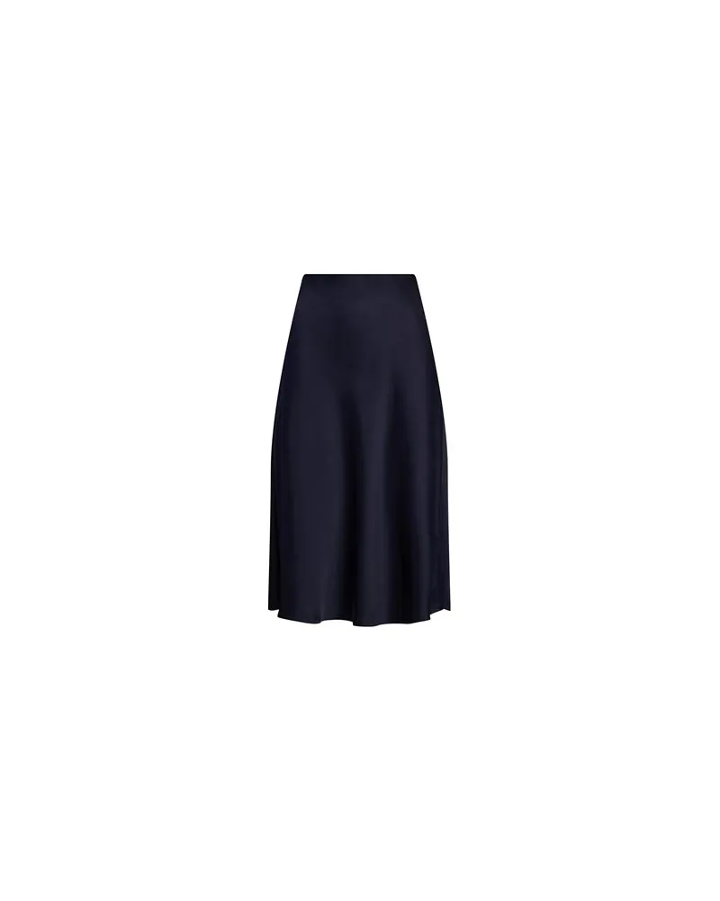 Ralph Lauren SATIN CHARMEUSE MIDI SKIRT   - HOSEN & RÖCKE - Midi-Röckeauf YOOX.COM Nachtblau