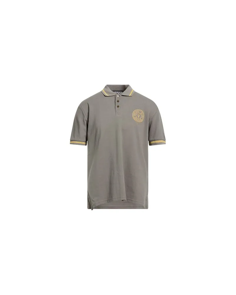 Versace Jeans TOPS - Poloshirtsauf YOOX.COM Militärgrün