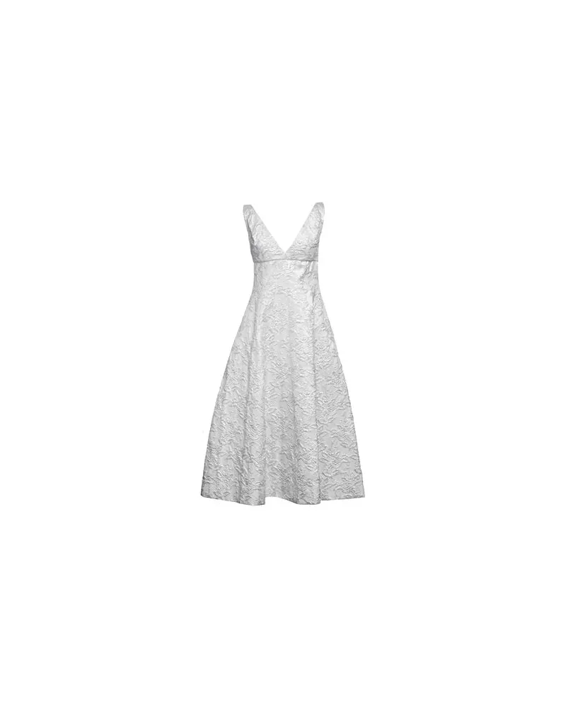 Philosophy Di Lorenzo Serafini COUTURE - KLEIDER - Midi-Kleiderauf YOOX.COM Silber