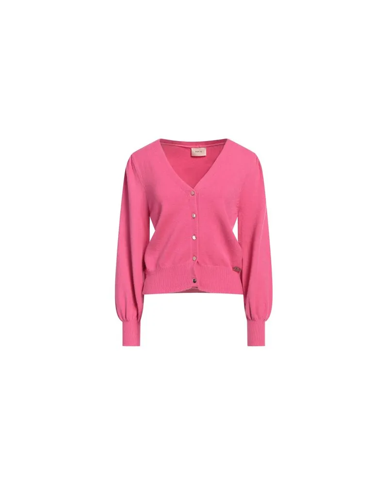 TOY G STRICKWAREN - Strickjackenauf YOOX.COM Fuchsia