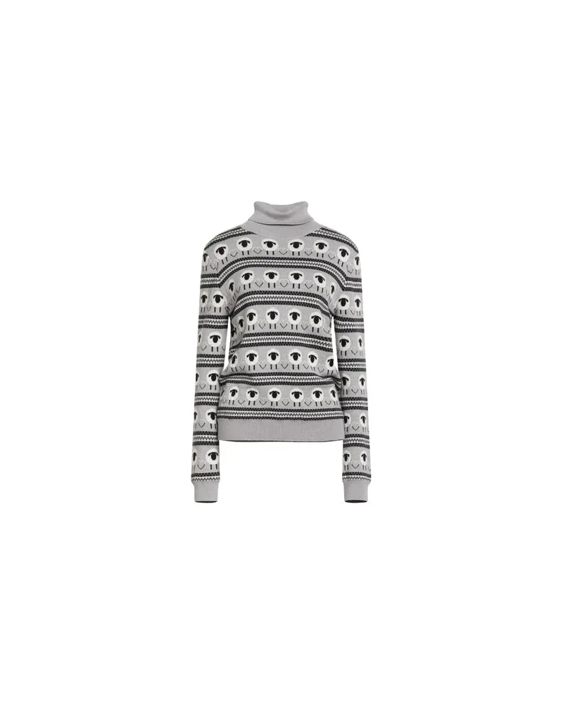Moschino STRICKWAREN - Rollkragenpulloverauf YOOX.COM Grau