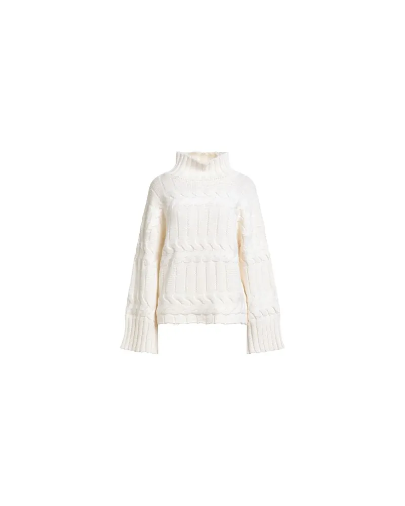Compagnia Italiana STRICKWAREN - Rollkragenpulloverauf YOOX.COM Weiß