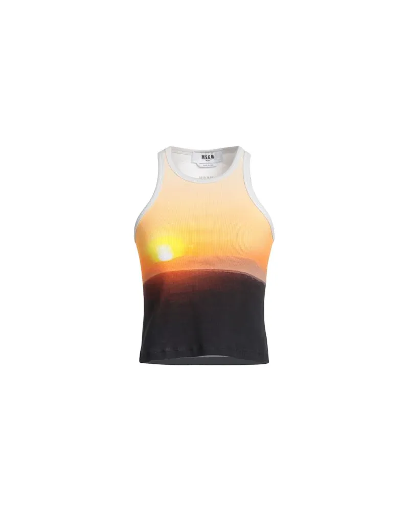 MSGM TOPS - Tank Topsauf YOOX.COM Orange