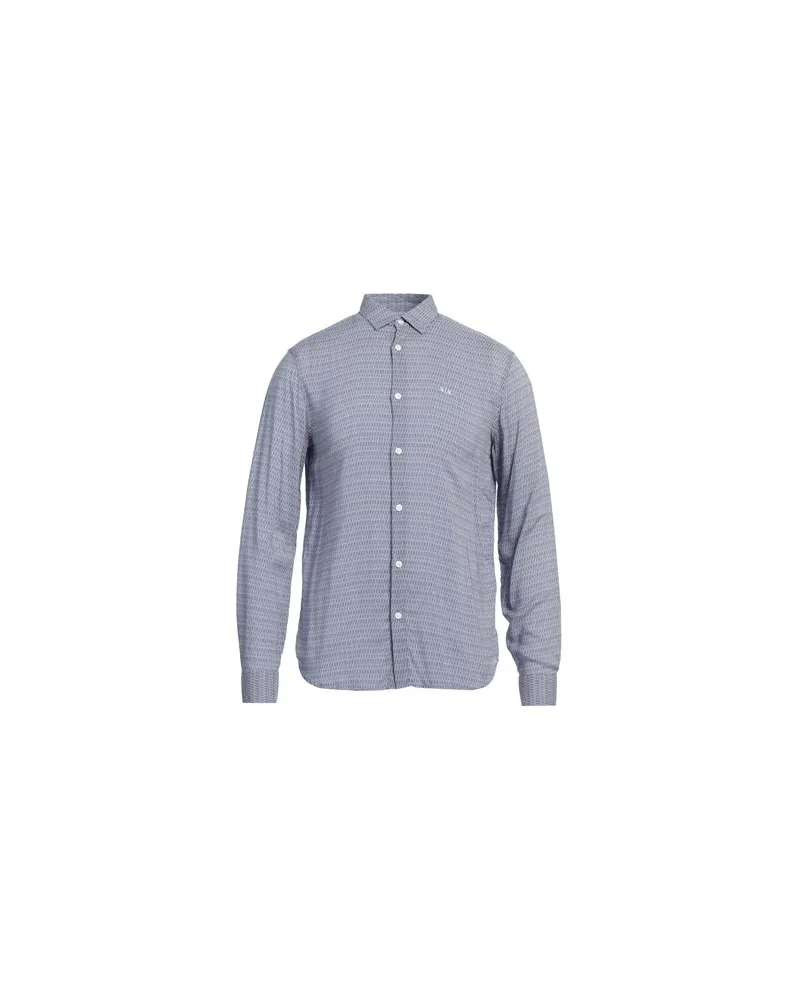 Armani Exchange TOPS - Hemdenauf YOOX.COM Blau