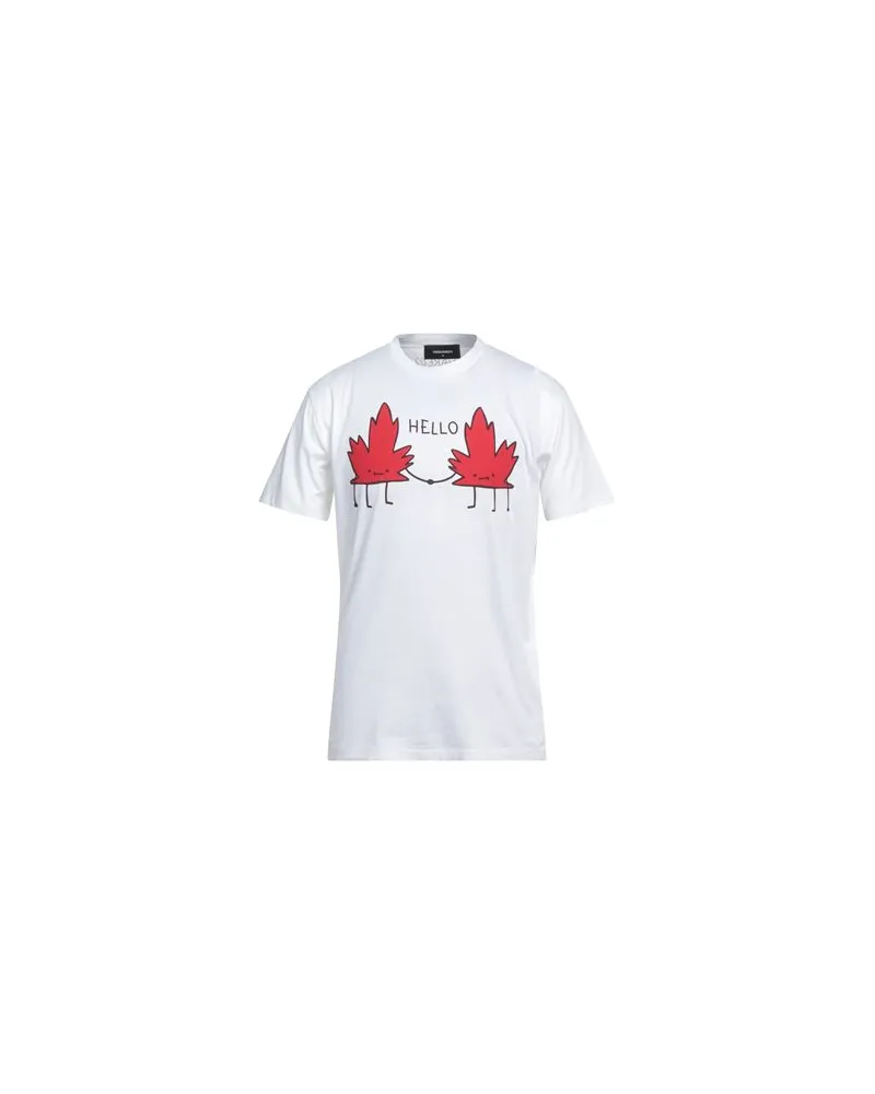 Dsquared2 TOPS - T-shirtsauf YOOX.COM Elfenbein