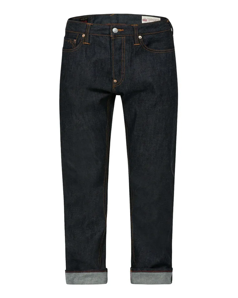 Evisu Jeanshose Blau