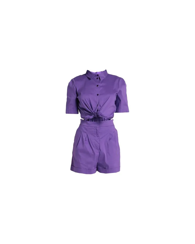 Patrizia Pepe OVERALLS - Playsuitsauf YOOX.COM Violett