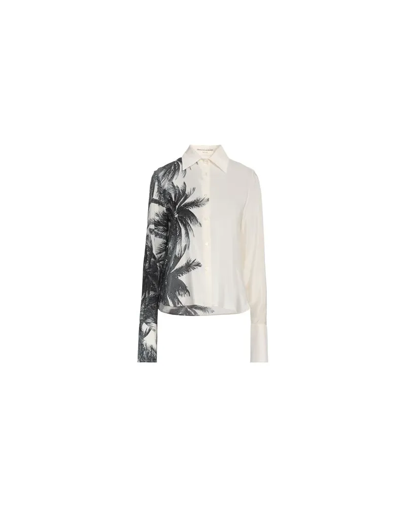 Ermanno Scervino TOPS - Hemdenauf YOOX.COM Cremeweiß