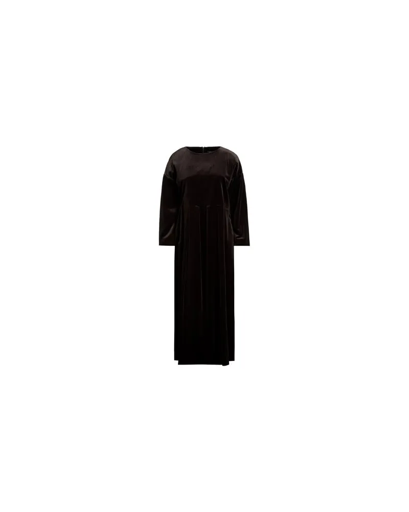 Max Mara KLEIDER - Midi-Kleiderauf YOOX.COM Dunkelgrün