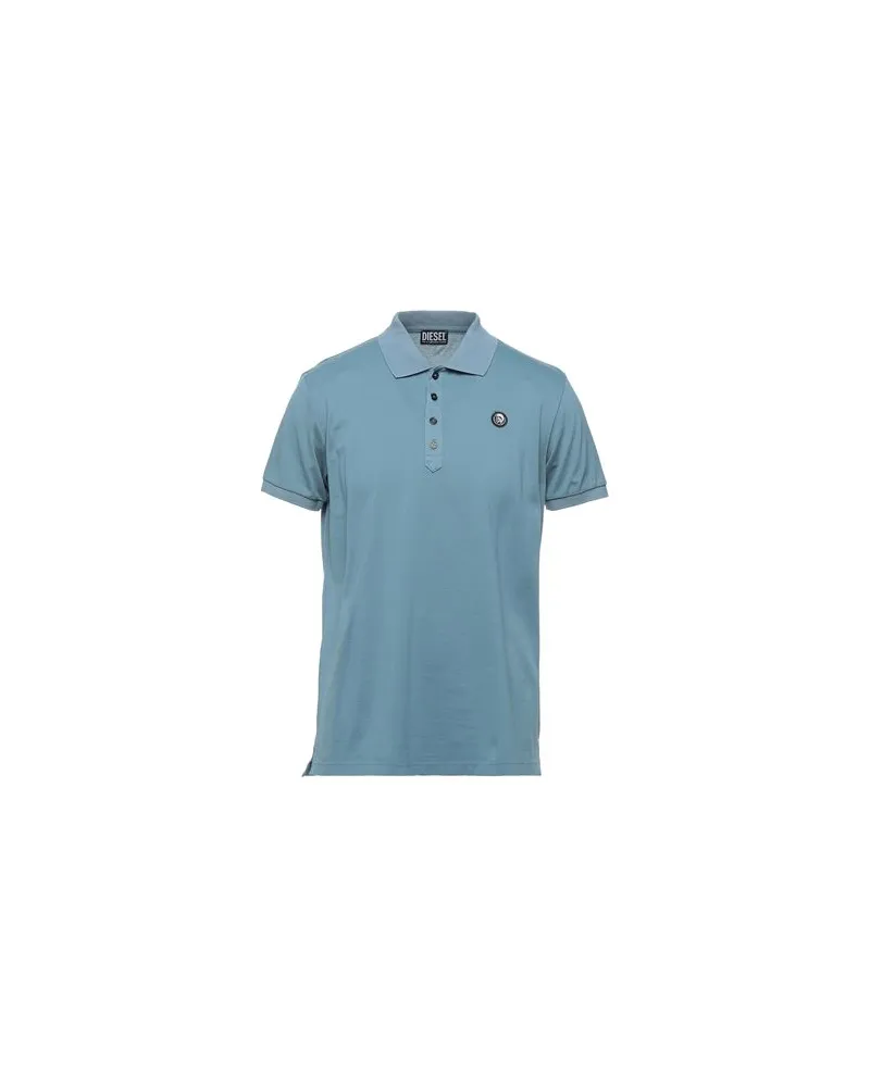 Diesel TOPS - Poloshirtsauf YOOX.COM Taubenblau