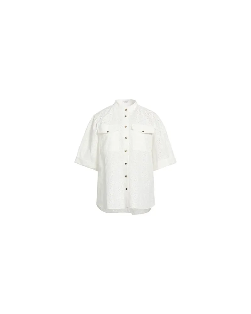 Brunello Cucinelli TOPS - Hemdenauf YOOX.COM Weiß