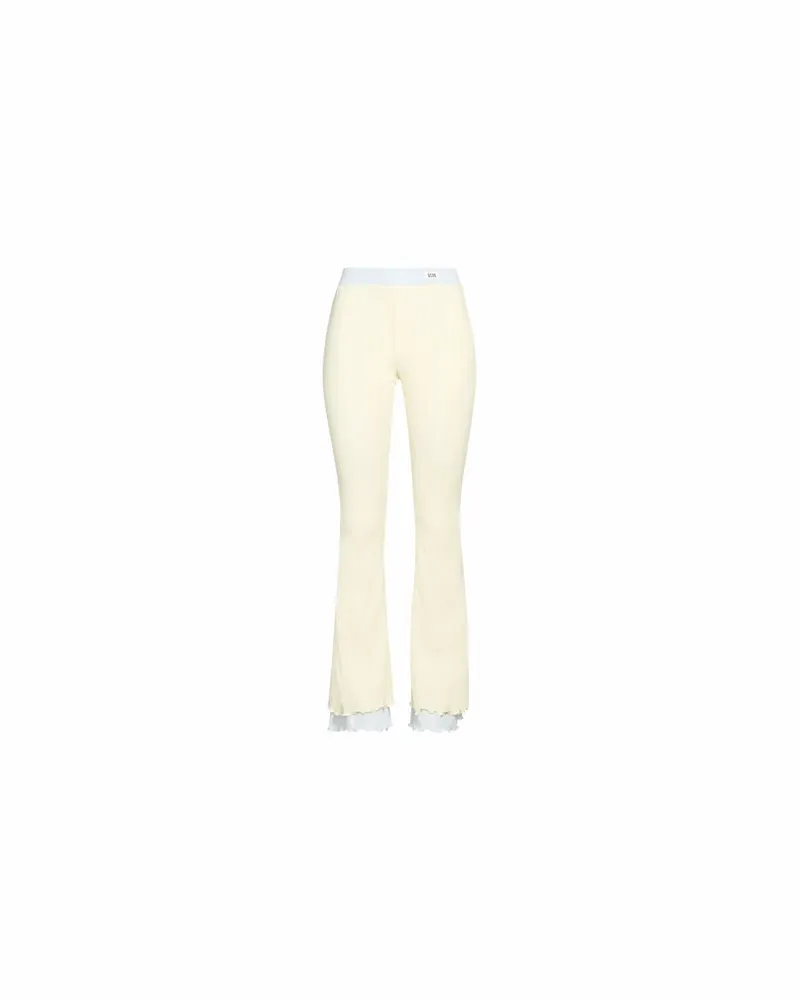 GCDS HOSEN & RÖCKE - Hosenauf YOOX.COM Pastellgelb