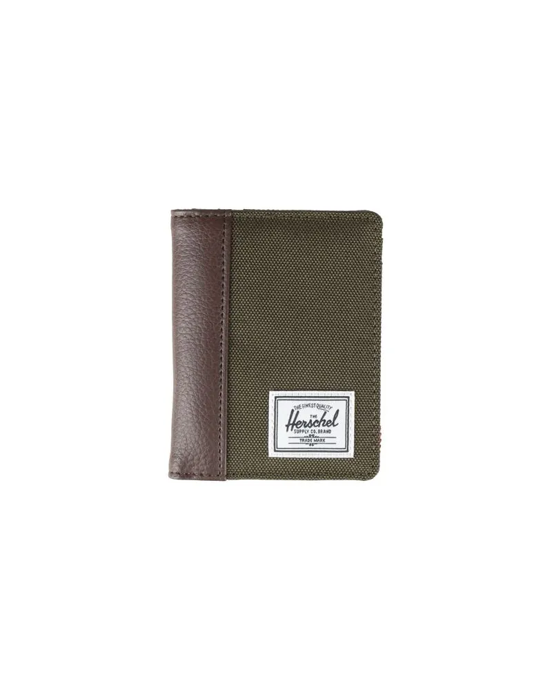 Herschel Supply Co. Kleinlederwaren - Brieftaschenauf YOOX.COM Militärgrün