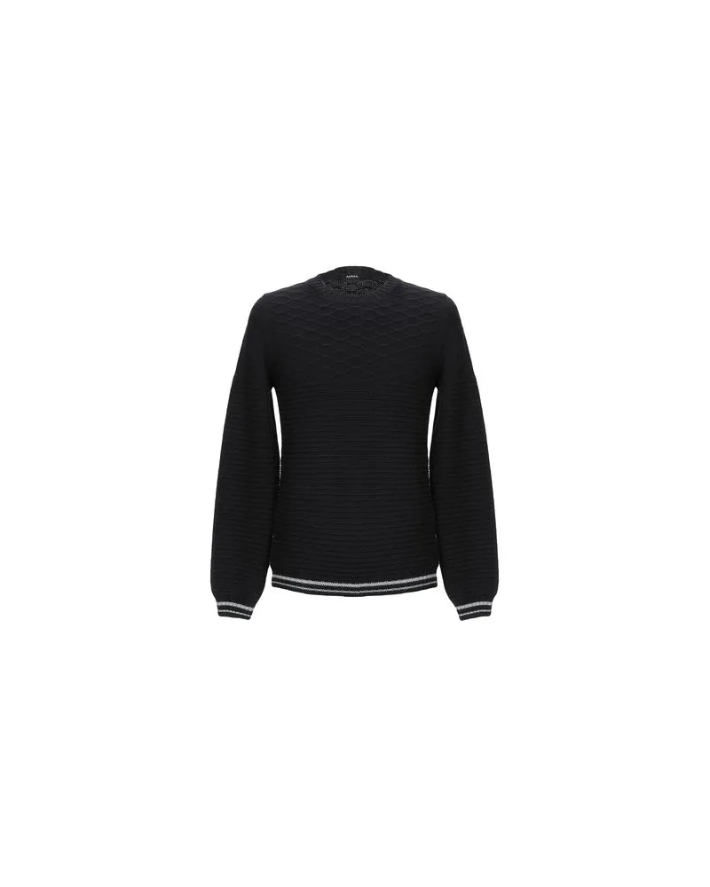 Alpha Studio STRICKWAREN - Pulloverauf YOOX.COM Schwarz