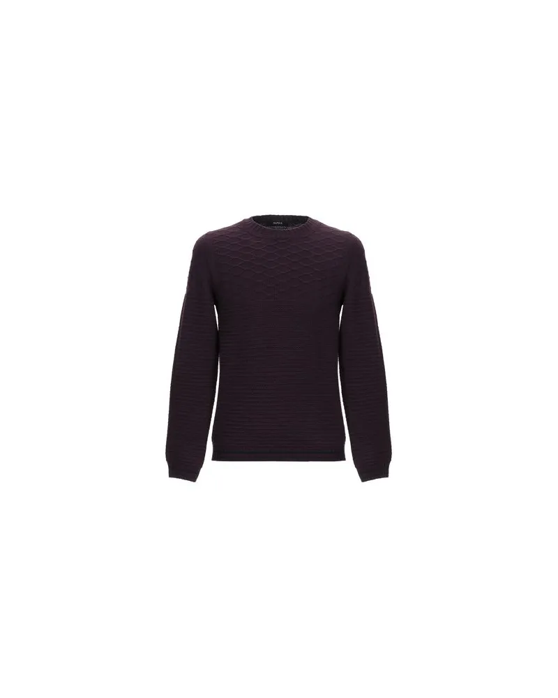 Alpha Studio STRICKWAREN - Pulloverauf YOOX.COM Pflaume