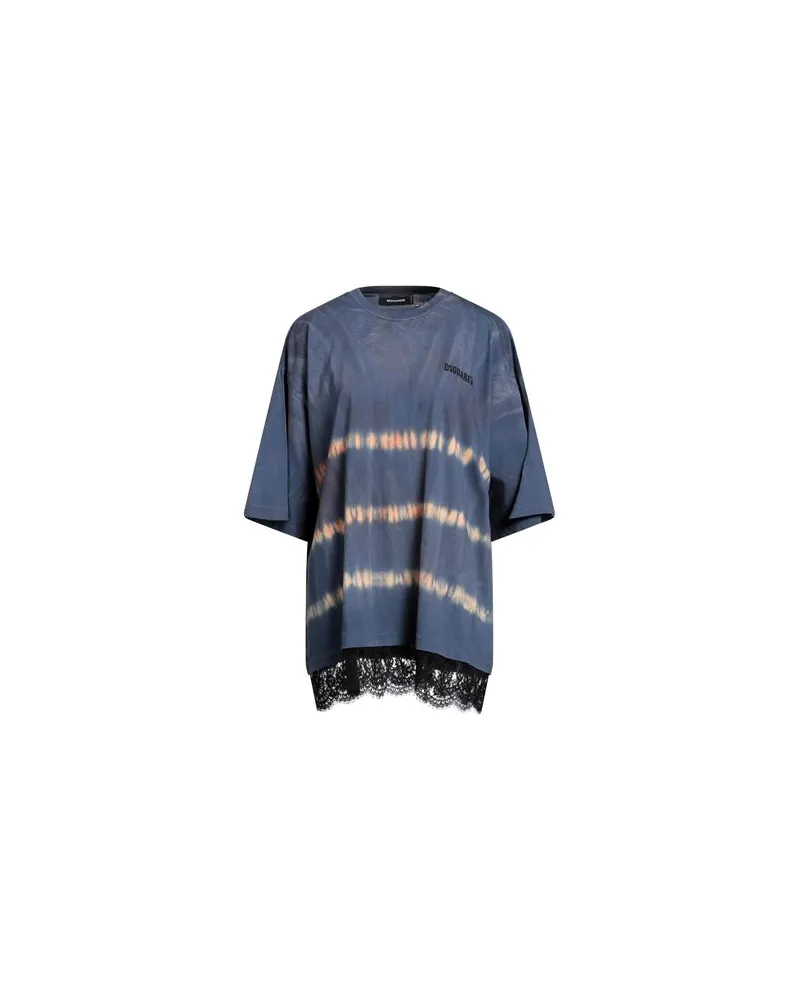 Dsquared2 TOPS - T-shirtsauf YOOX.COM Marineblau