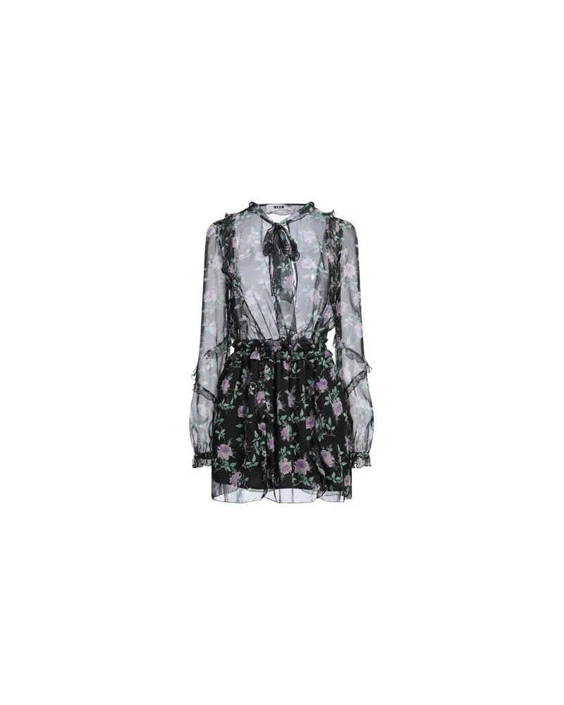 MSGM KLEIDER - Mini-Kleiderauf YOOX.COM Schwarz