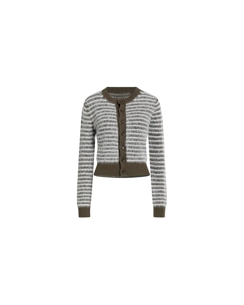 Maison Margiela STRICKWAREN - Strickjackenauf YOOX.COM Militärgrün