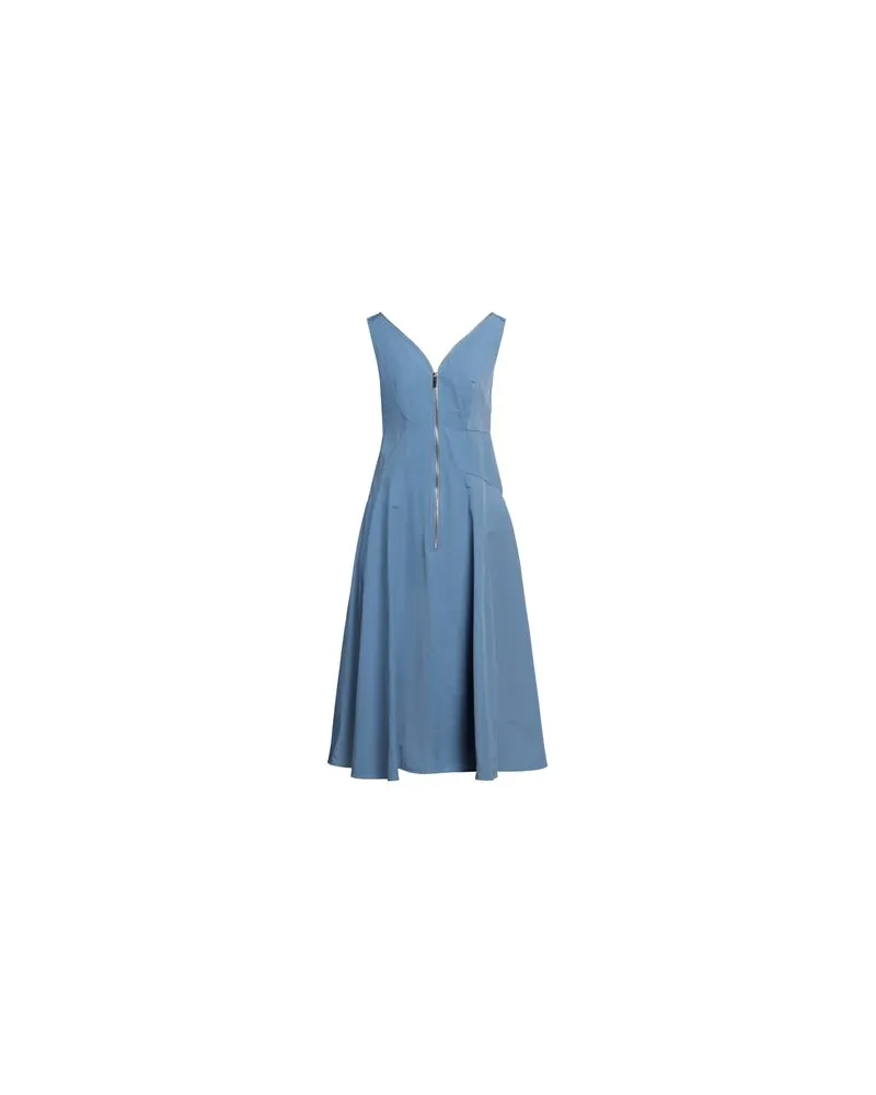 MEIMEIJ KLEIDER - Midi-Kleiderauf YOOX.COM Blaugrau
