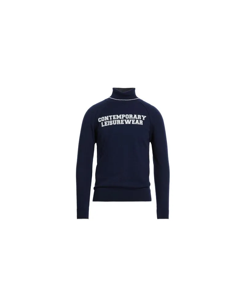 Eleventy STRICKWAREN - Rollkragenpulloverauf YOOX.COM Marineblau