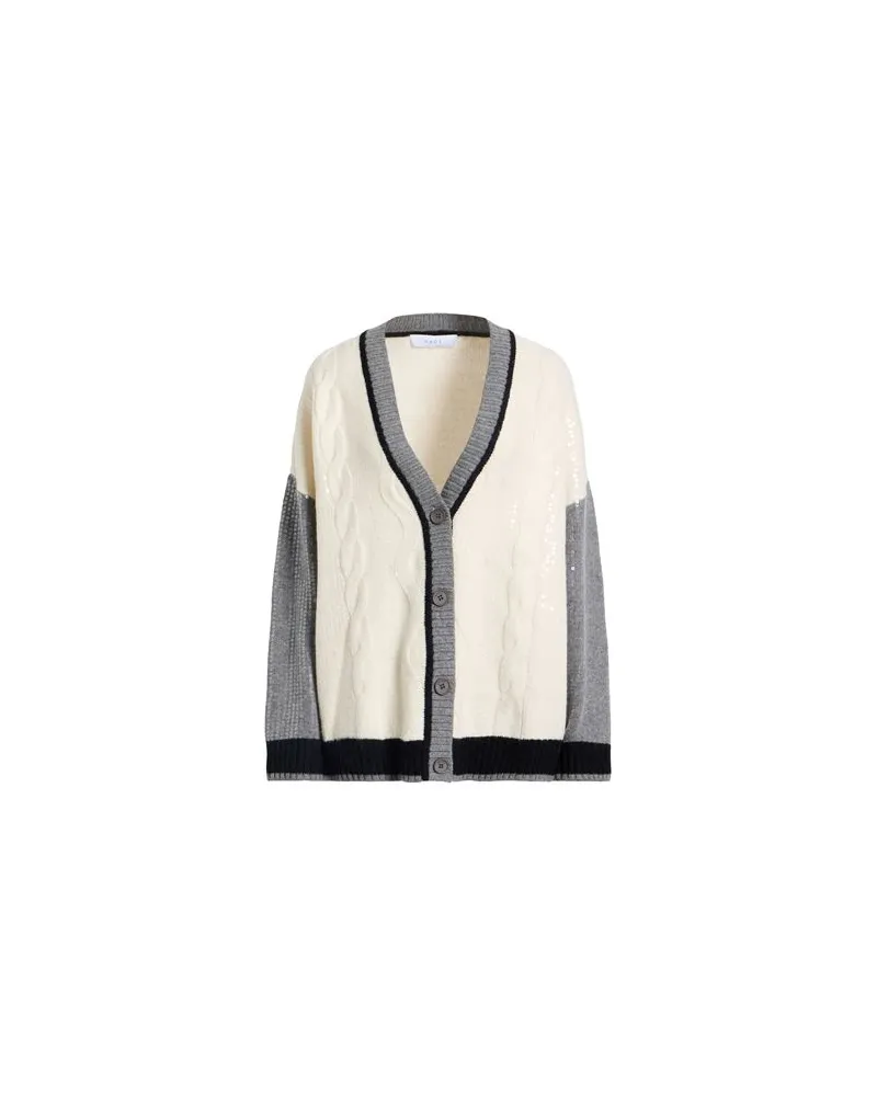 Kaos STRICKWAREN - Strickjackenauf YOOX.COM Elfenbein
