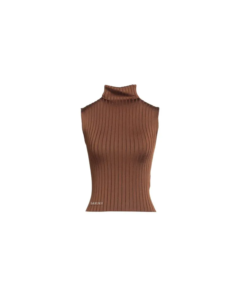 Marni STRICKWAREN - Rollkragenpulloverauf YOOX.COM Braun